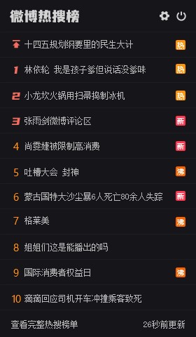 微博热搜榜软件