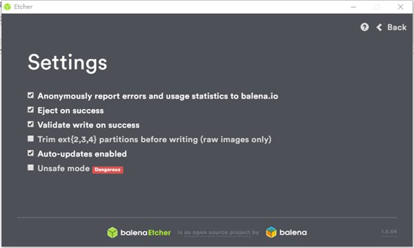 balenaEtcher(制作U盘启动盘)
