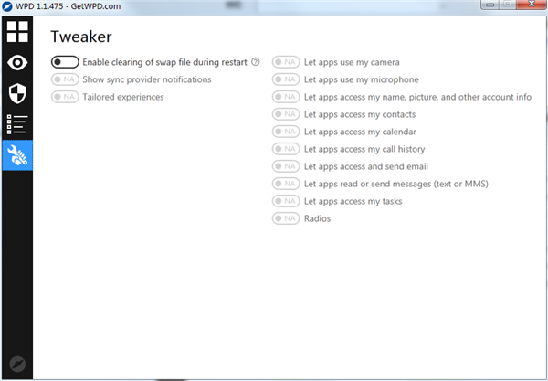 Win10隐私设置工具(WPD)