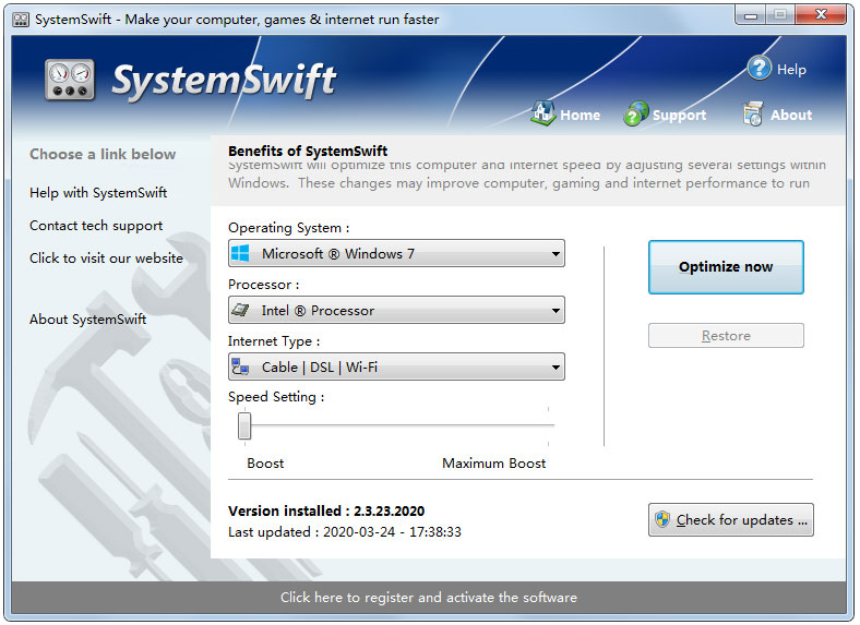 SystemSwift(电脑提速工具)