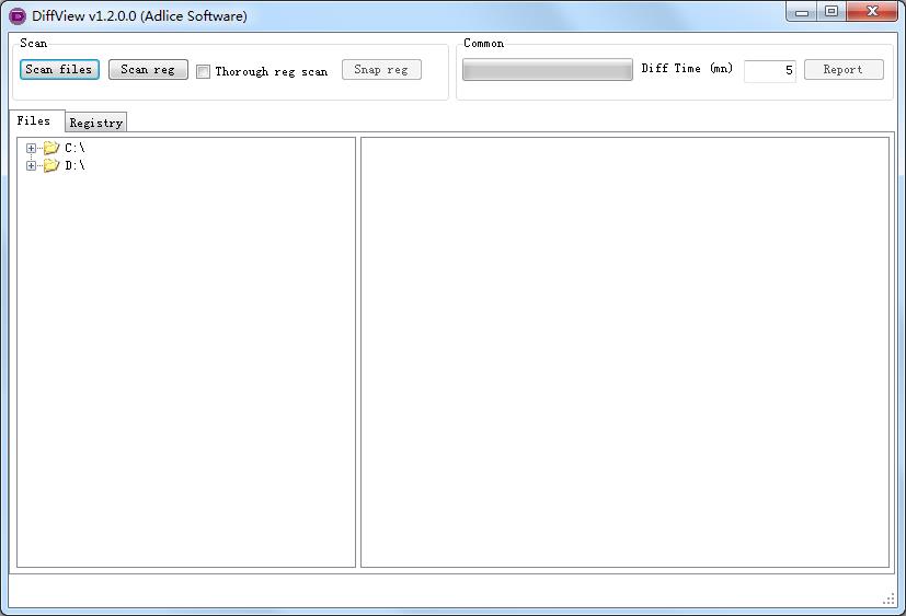 DiffView(文件夹与注册表监控程序)