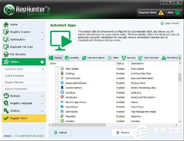 RegHunter(电脑优化软件)