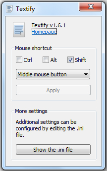 Textify(文本复制工具)