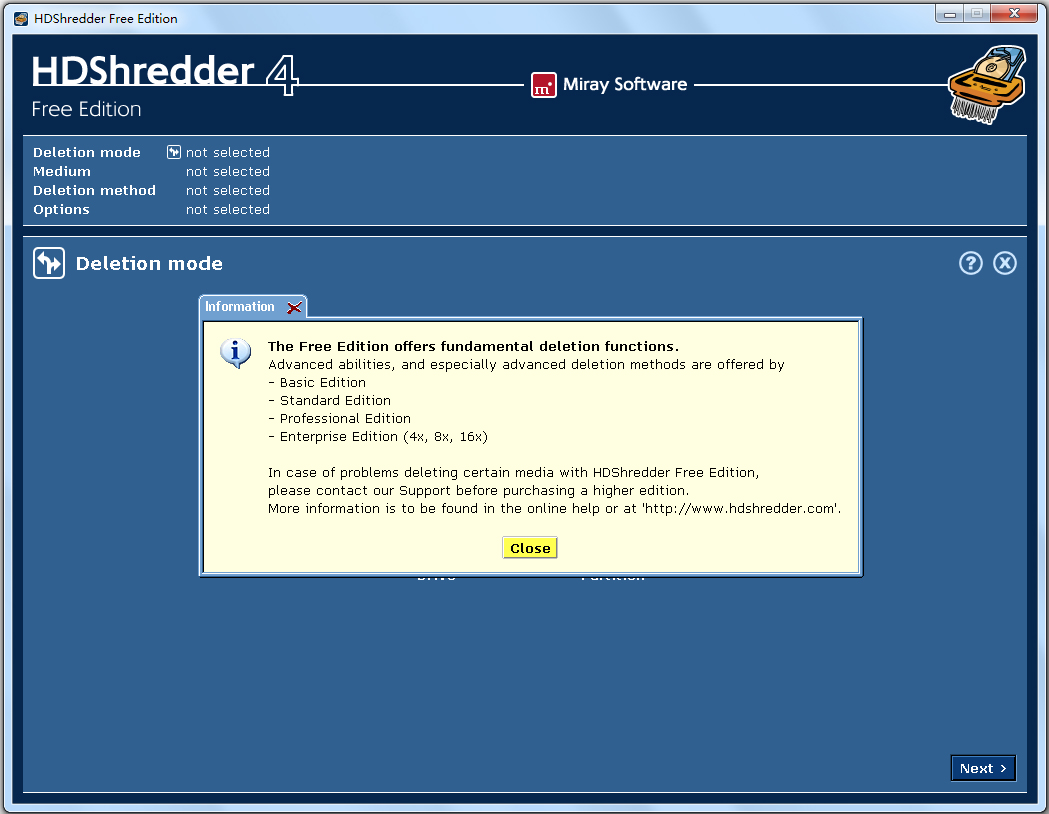 HDShredder(硬盘粉碎机)