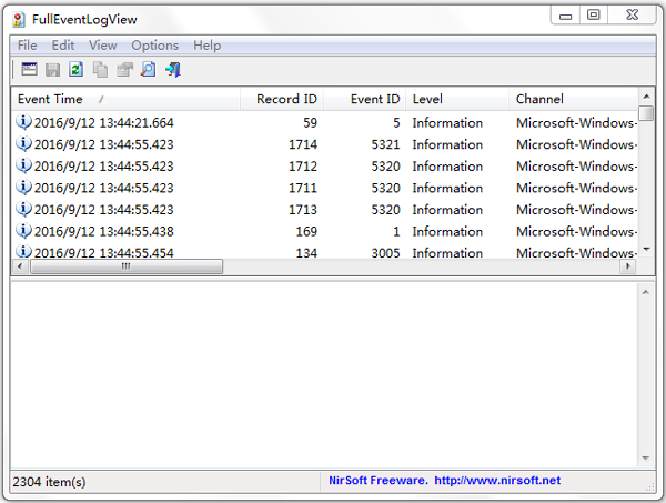 FullEventLogView(系统事件日志查看软件)