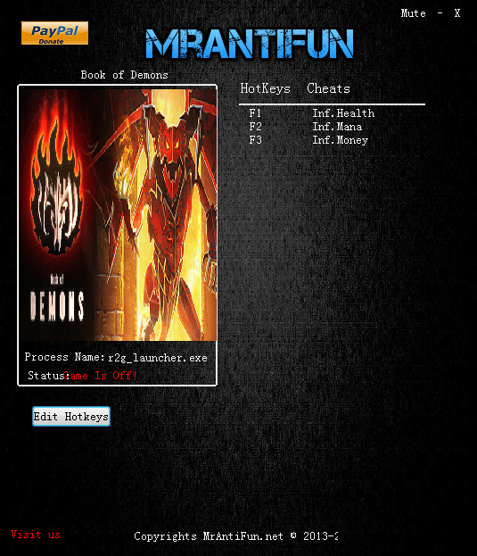 恶魔之书三项修改器