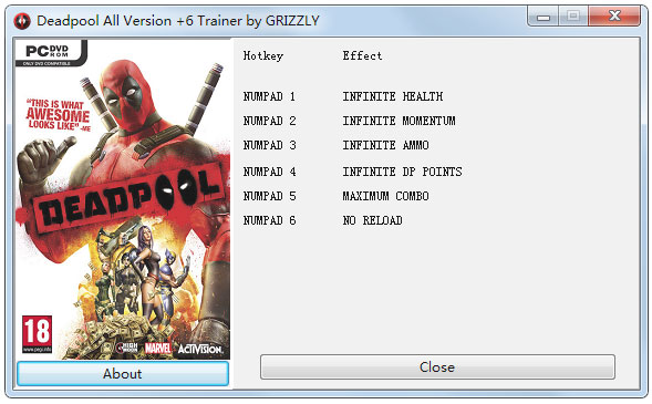 死侍六项属性修改器