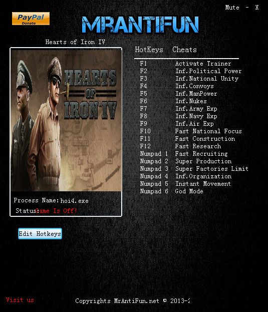 钢铁雄心4十七项修改器