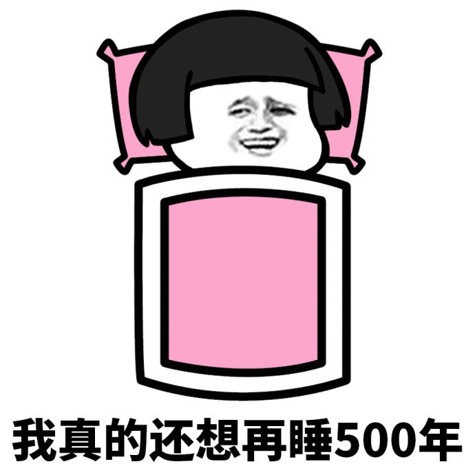 我的字典里没有起床这两个字系列表情包