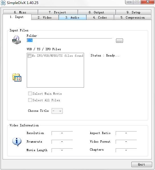 SimpleDivX(高清DivX电影制作工具)