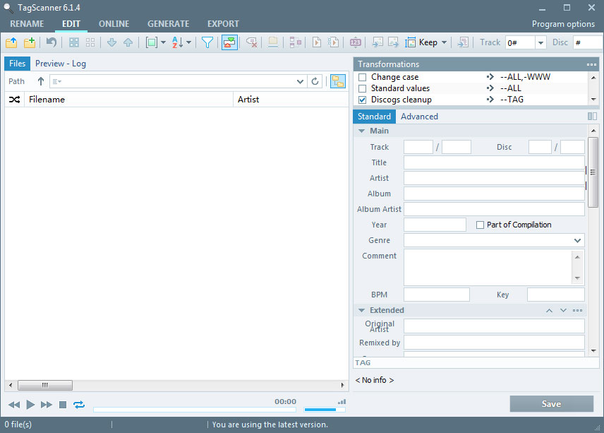 TagScanner(mp3标签编辑器)
