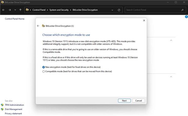 如何在Win11上快速加密硬盘?Win11上快速加密硬盘方法步骤
