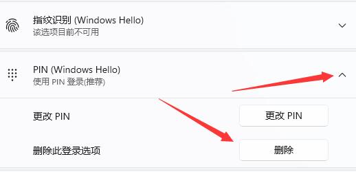 Win11如何取消pin码登录?Win11取消pin码登录的方法