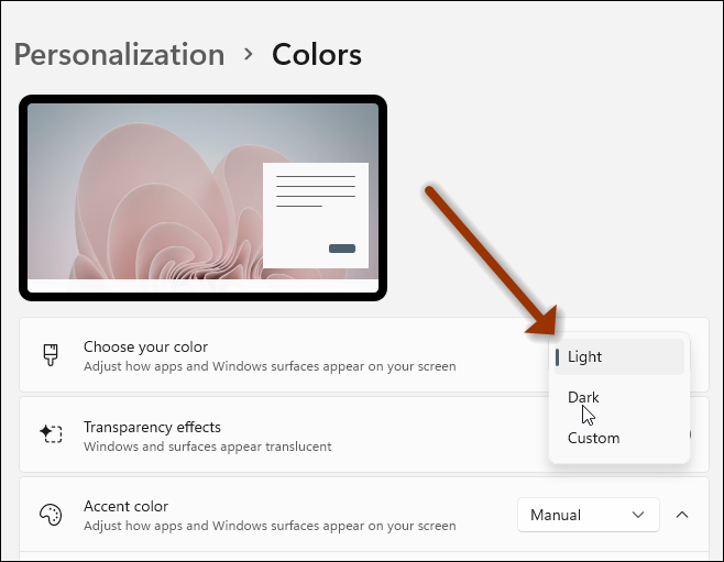Win11系统黑暗模式怎么设置?