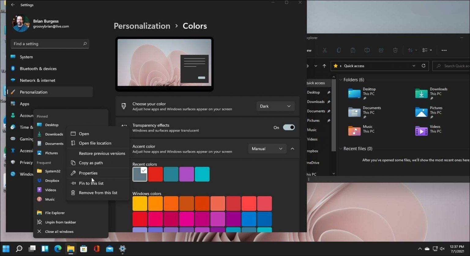 Win11系统黑暗模式怎么设置?