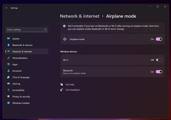 Win11老毛病终于解决：飞行模式不再自动关闭蓝牙