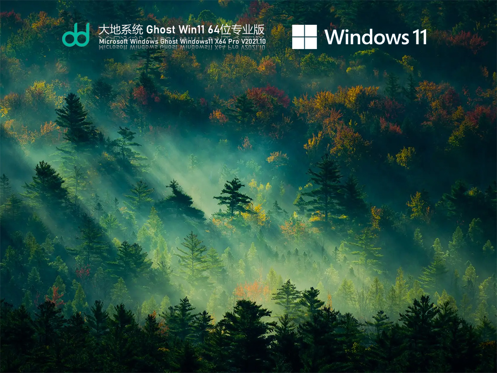大地系统 Ghost Win11 64位 中文纯净版 V2021.12