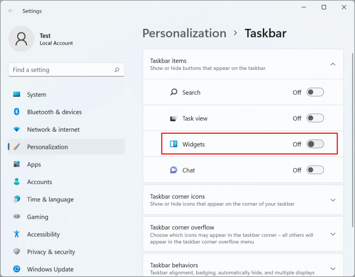 怎么将小部件图标添加回Windows11任务栏?