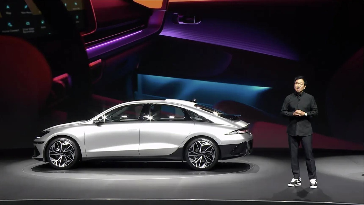 现代 Ioniq 6 纯电轿车发布:WLTP 续航 610 公里超特斯拉 Model 3