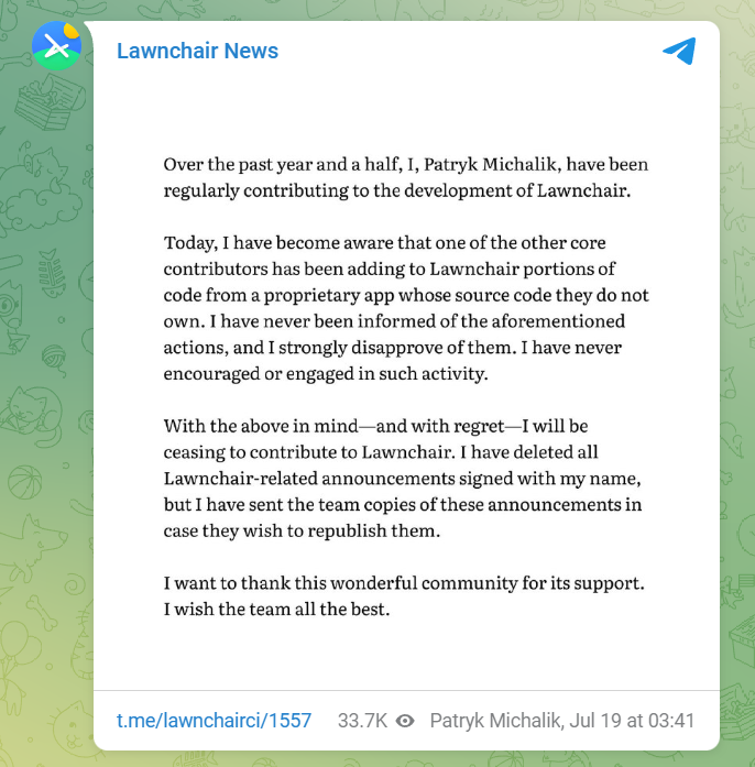 安卓启动器 Lawnchair 开发者“内讧”:逆向谷歌 Pixel 桌面代码算不算偷?