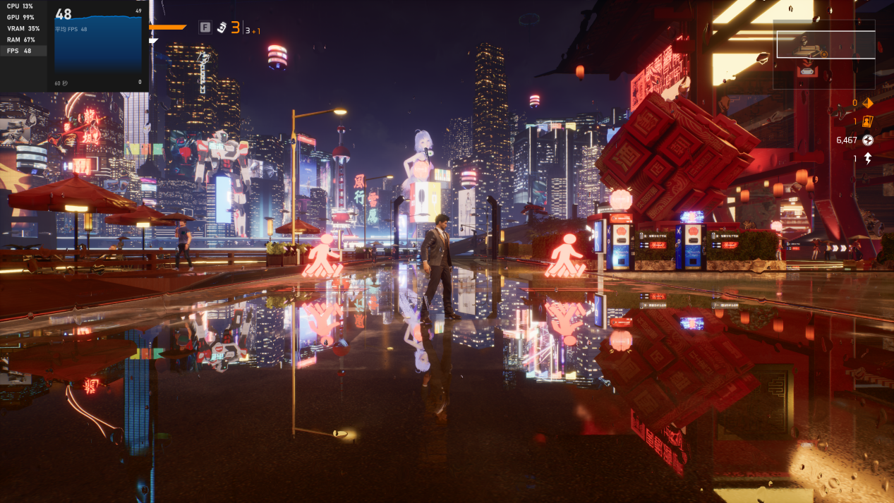 国风赛博朋克游戏《生死轮回》测试:NVIDIA DLSS 加持畅玩 4K 光追高画质