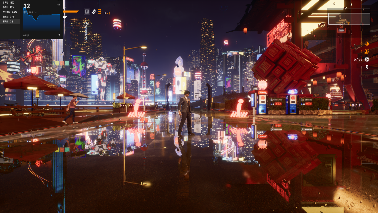 国风赛博朋克游戏《生死轮回》测试:NVIDIA DLSS 加持畅玩 4K 光追高画质