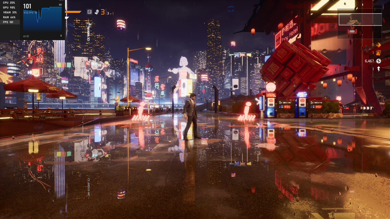 国风赛博朋克游戏《生死轮回》测试:NVIDIA DLSS 加持畅玩 4K 光追高画质