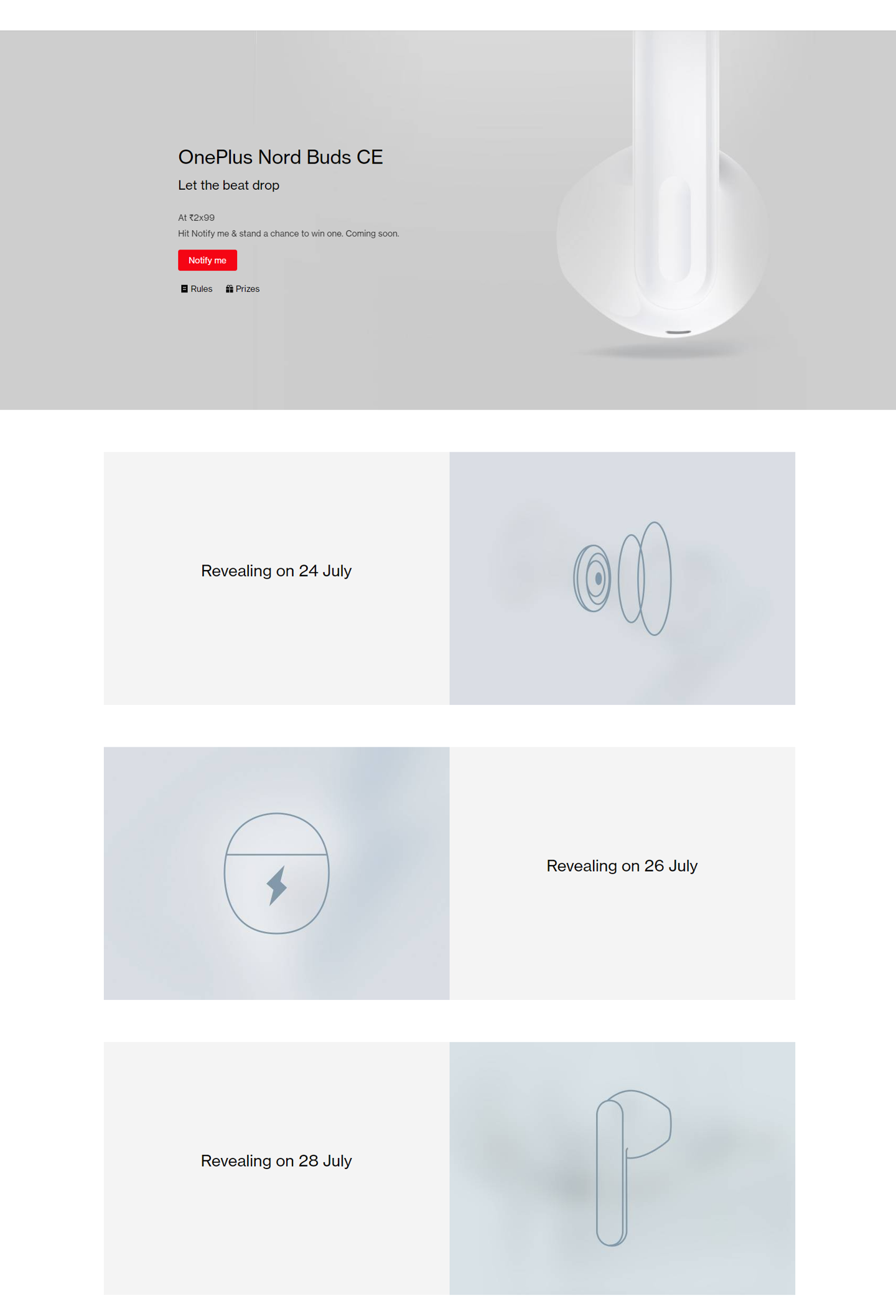 一加 Nord Buds CE 无线耳机官宣 8 月 1 日发布:支持快速充电