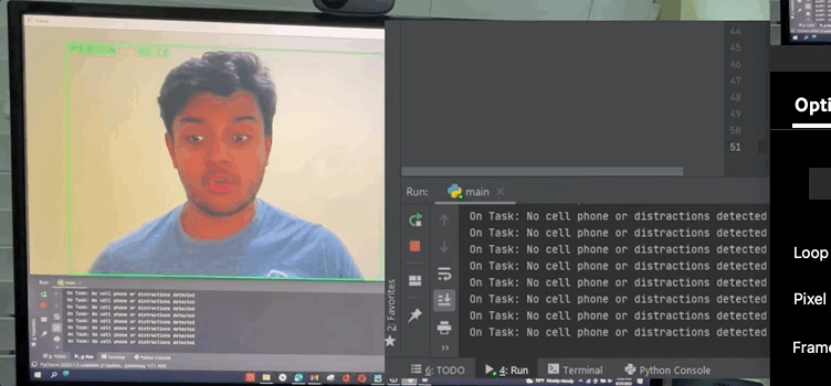 小哥自创 AI 防拖延系统,一玩手机就被“闪瞎”