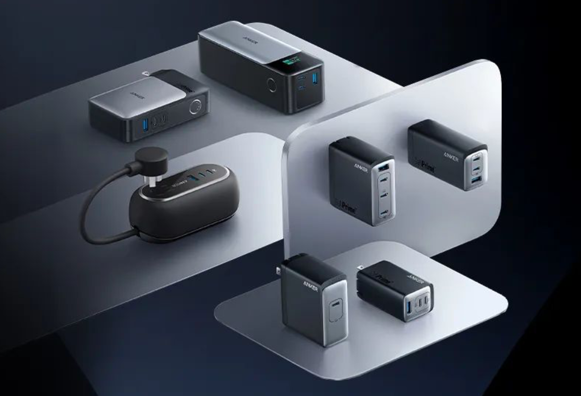 Anker 发布 7 款全氮化镓充电新品,PD3.1 型号支持 140W 输出