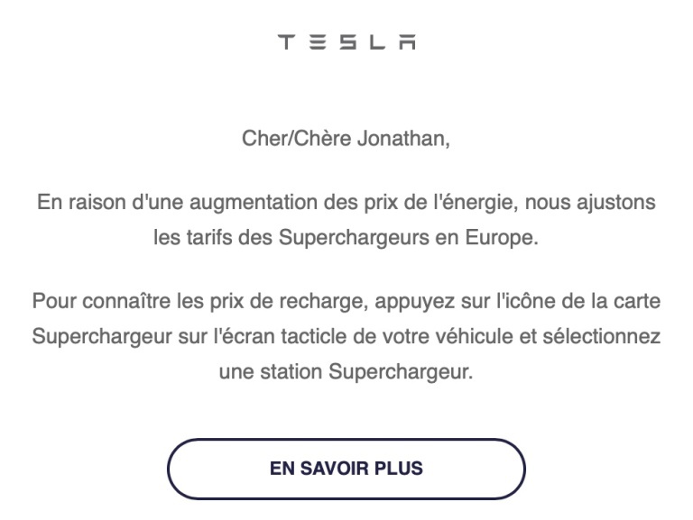 特斯拉上调欧洲超充站充电价格，平均每度涨 0.12 欧元