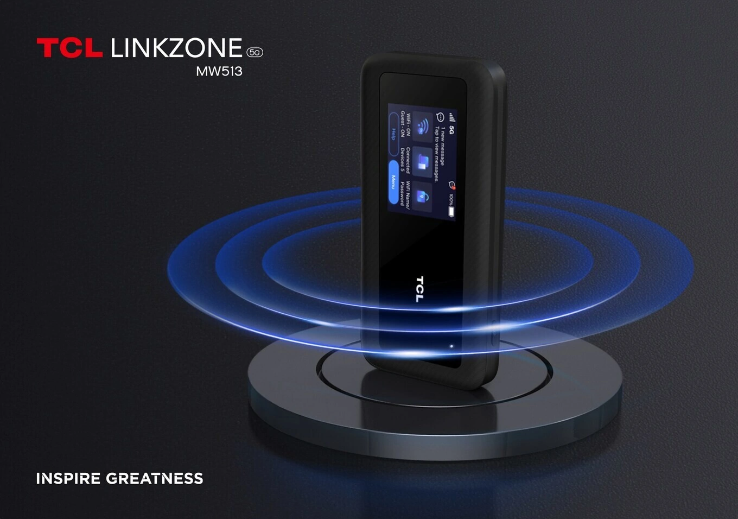 TCL 推出新款 5G CPE / 移动 Wi-Fi:速度最高 5.4 Gbps,主打海外市场