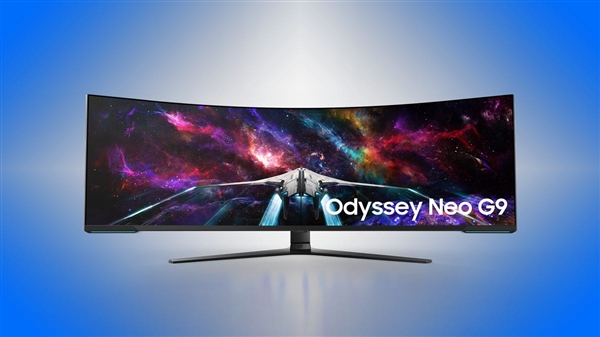 三星推出新款G9超宽带鱼屏曲面显示器:57寸mini LED、240Hz高刷