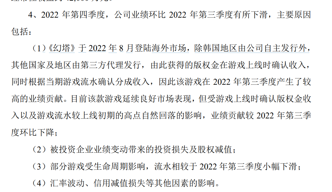 完美世界业绩预告:2022年净利同比增超268%,《幻塔》为最大功臣