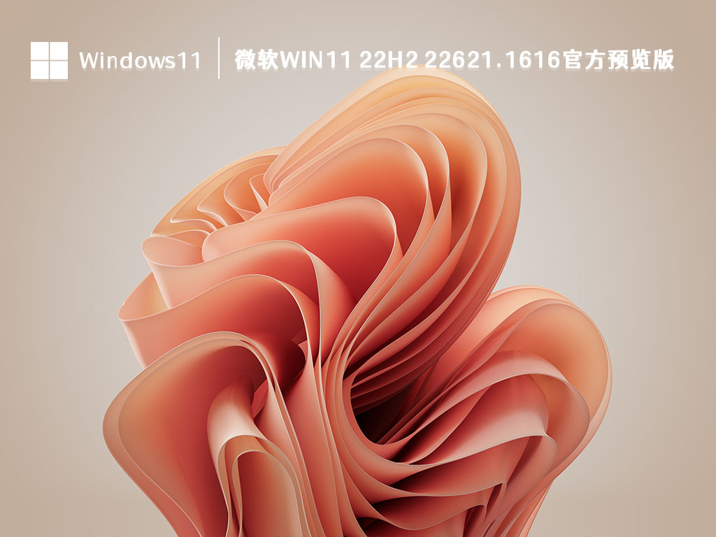 微软Win11 22H2 22621.1616官方预览版 V2023