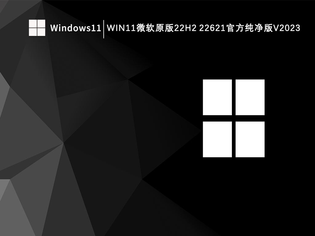 Win11微软原版22H2 22621官方纯净版V2024
