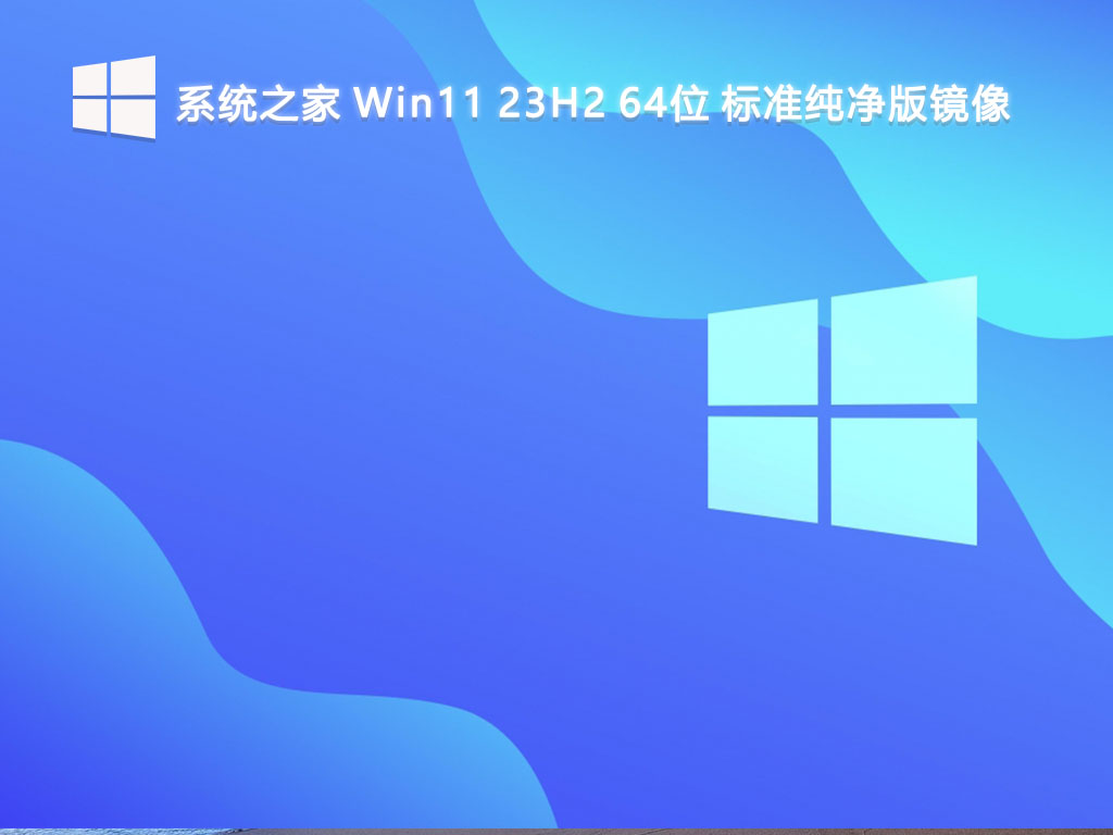 系统之家 Win11 23H2 64位 标准纯净版镜像V2024